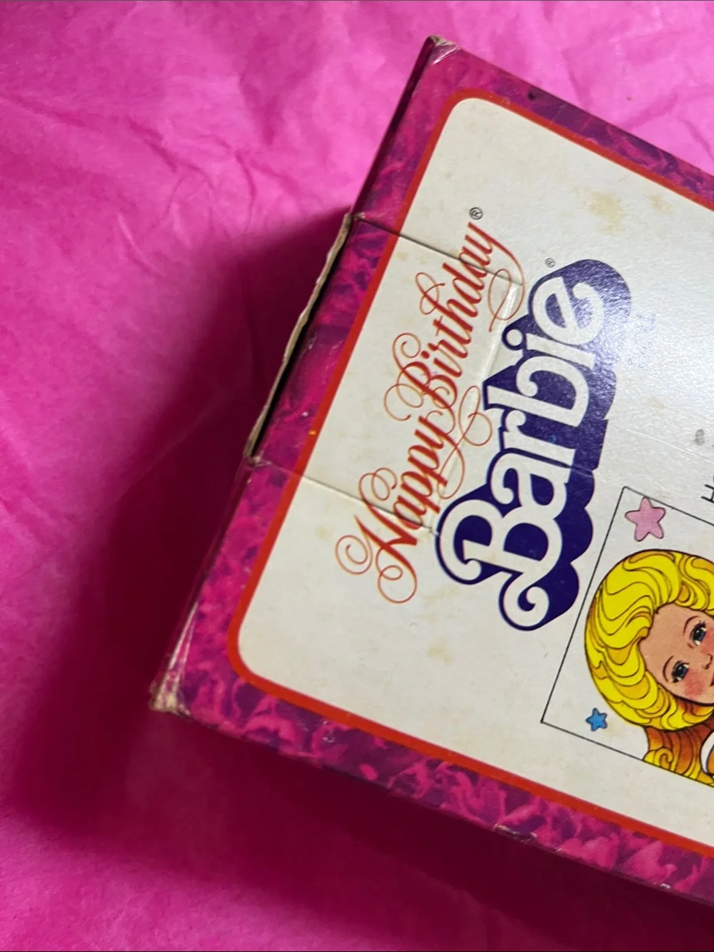 Mattel Happy Birthday Barbie in Pink Gift Box
